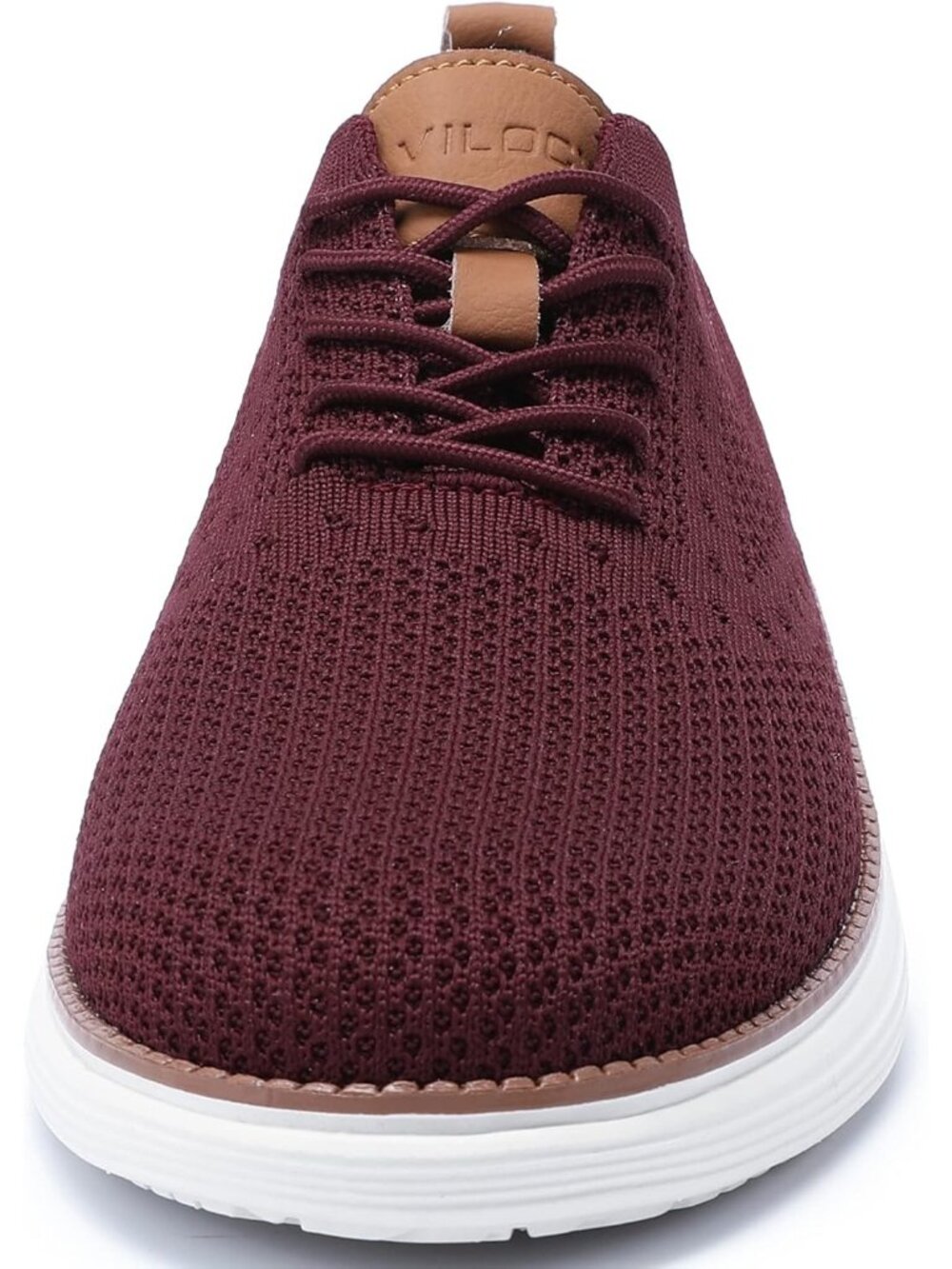 Men's Casual Lace-Up Oxfords Breathable Mesh Comfortable Business Walking Shoes - Picture 2 of 6
